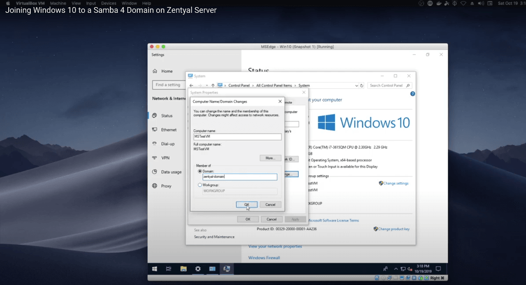 windows 10 join domain samba