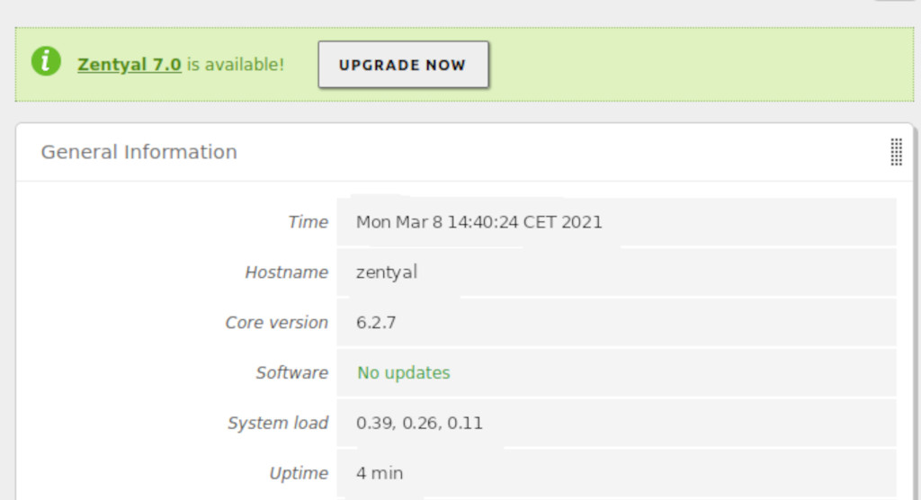 Upgrade path to Zentyal Linux Server 7.0 now available