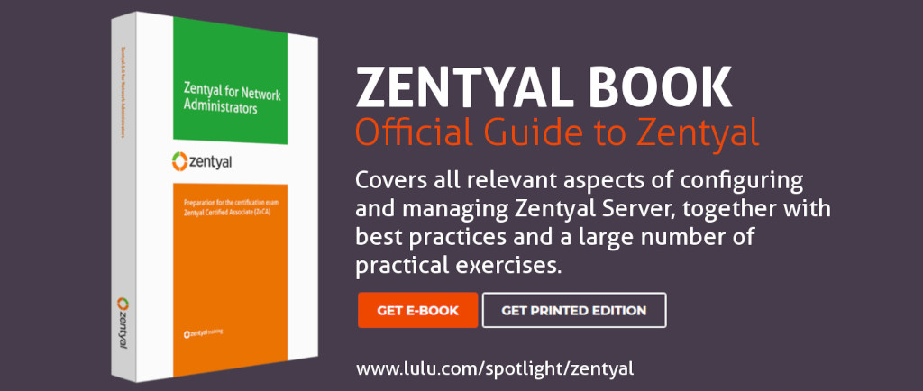 Official book for Zentyal Linux Server v. 7.0 now available